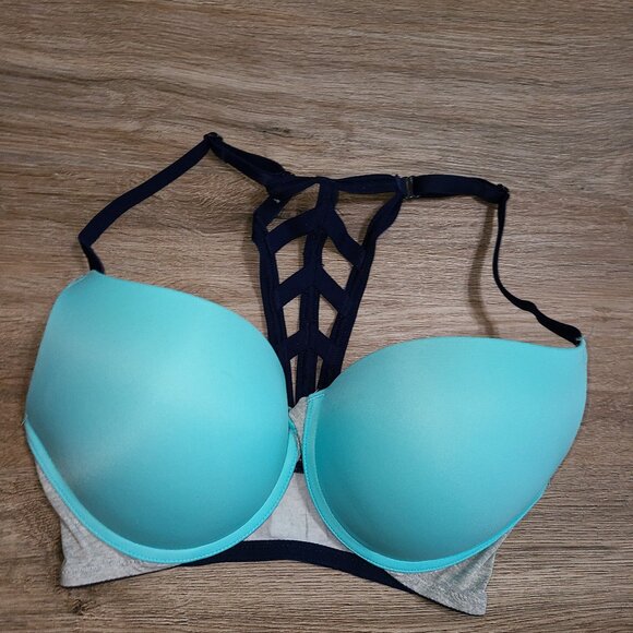 Victoria Secret 32DD Front Closure Wear Everywhere Push-Up Bra PINK - Picture 1 of 6